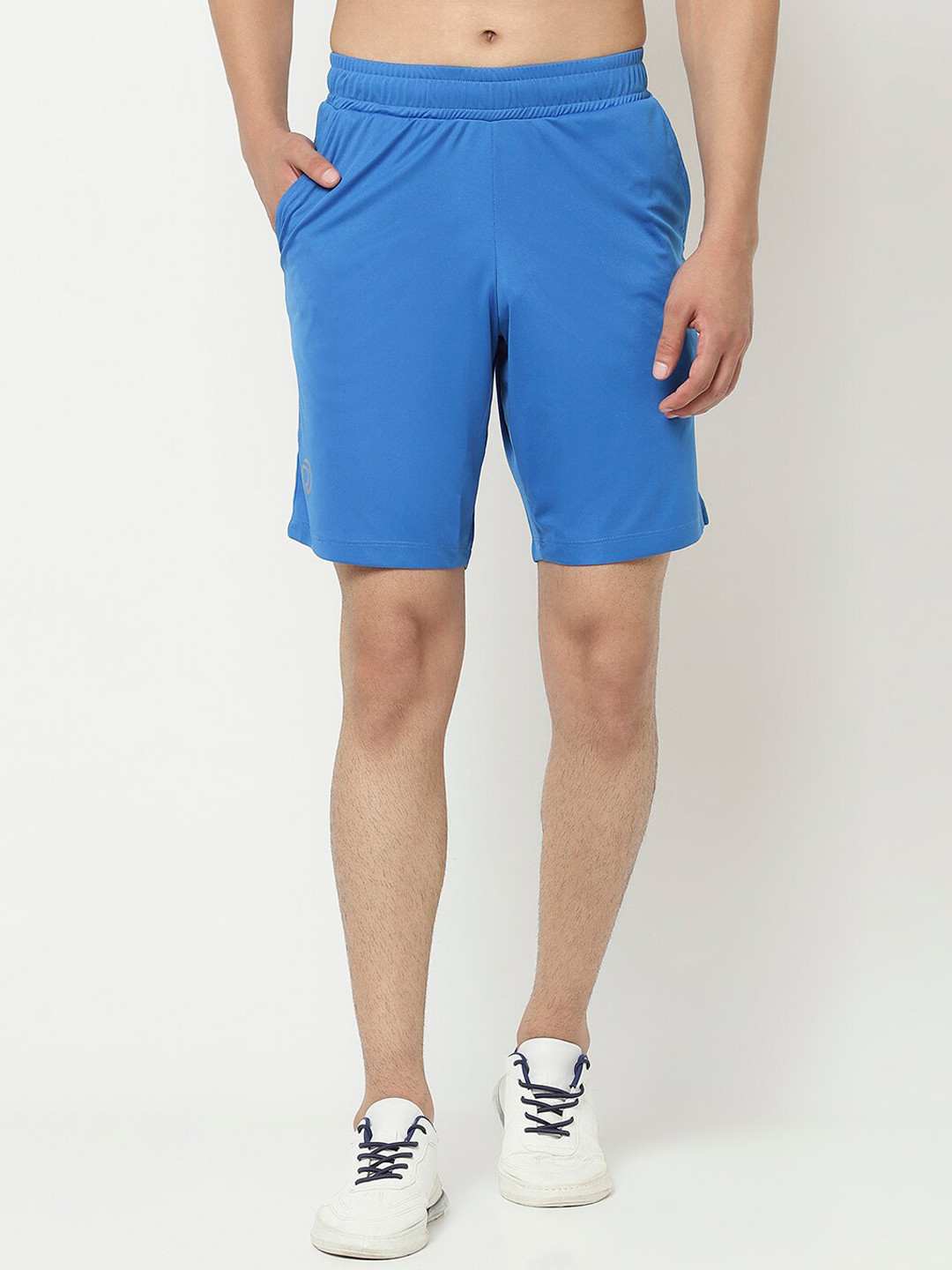 

Truerevo Men Blue Low-Rise Running Sports Short