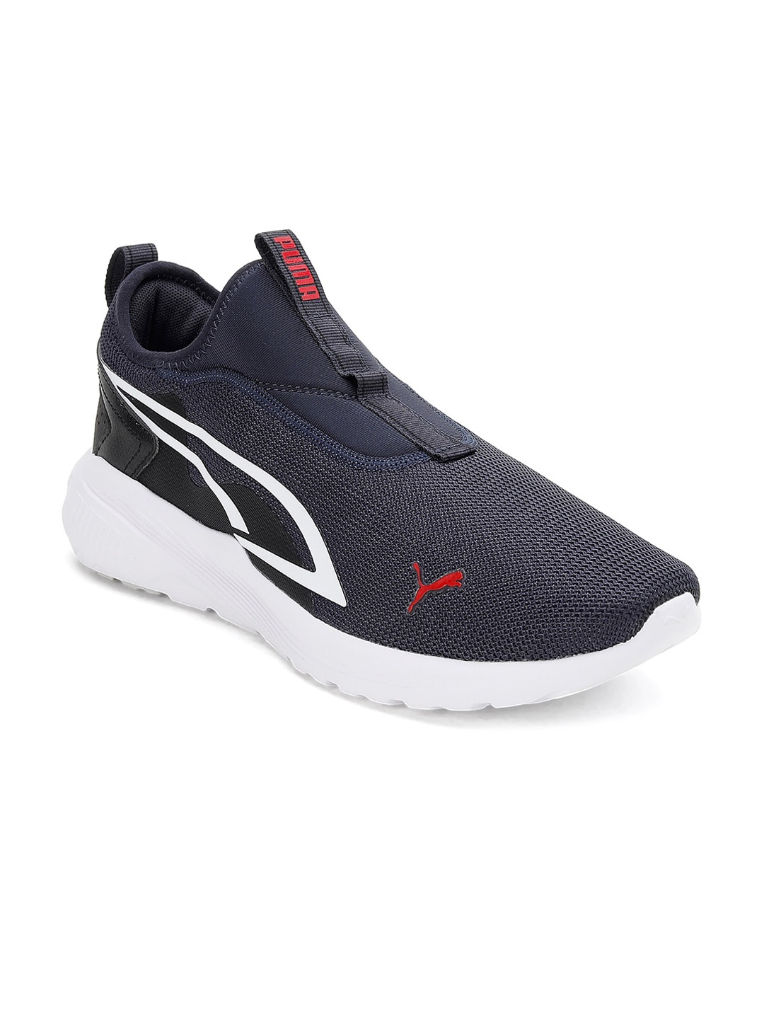 

Puma Unisex Blue All-Day Active Slip-On Sneakers Colourblocked High-Top Slip-On Sneakers