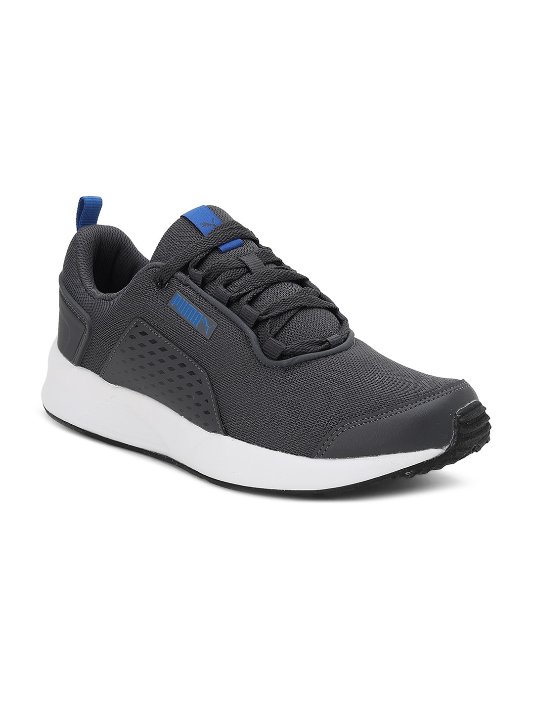 

Puma Men Black Woven Design Sneakers