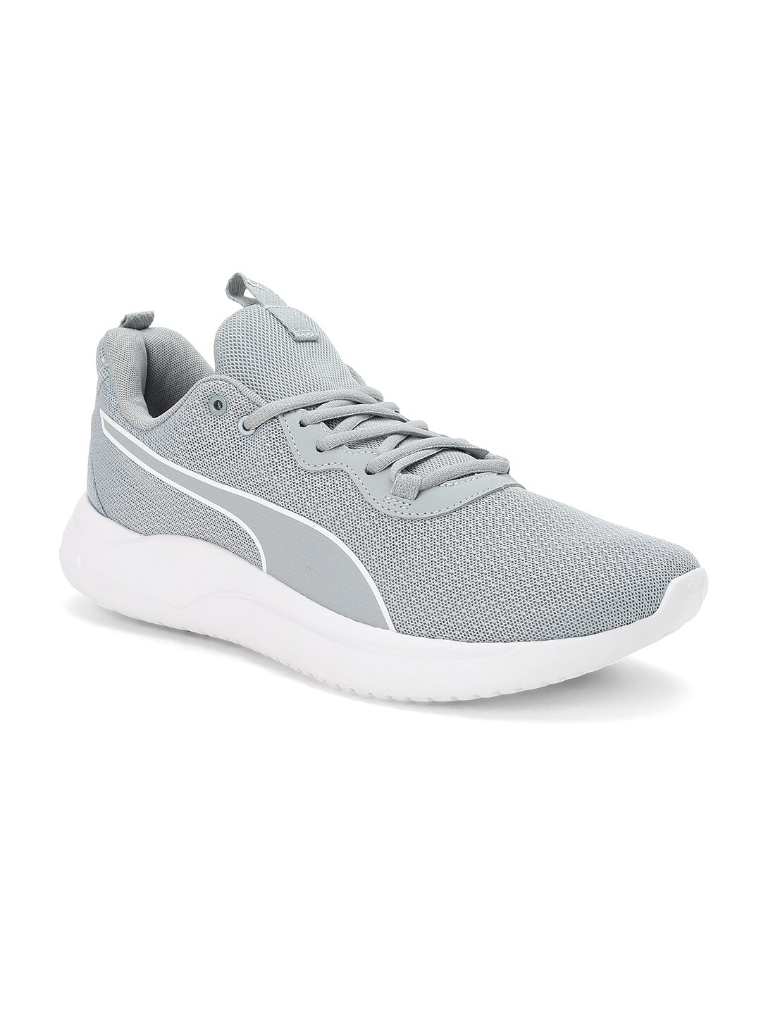 

Puma Unisex Grey And White Resolve Modern Running Sports Shoes