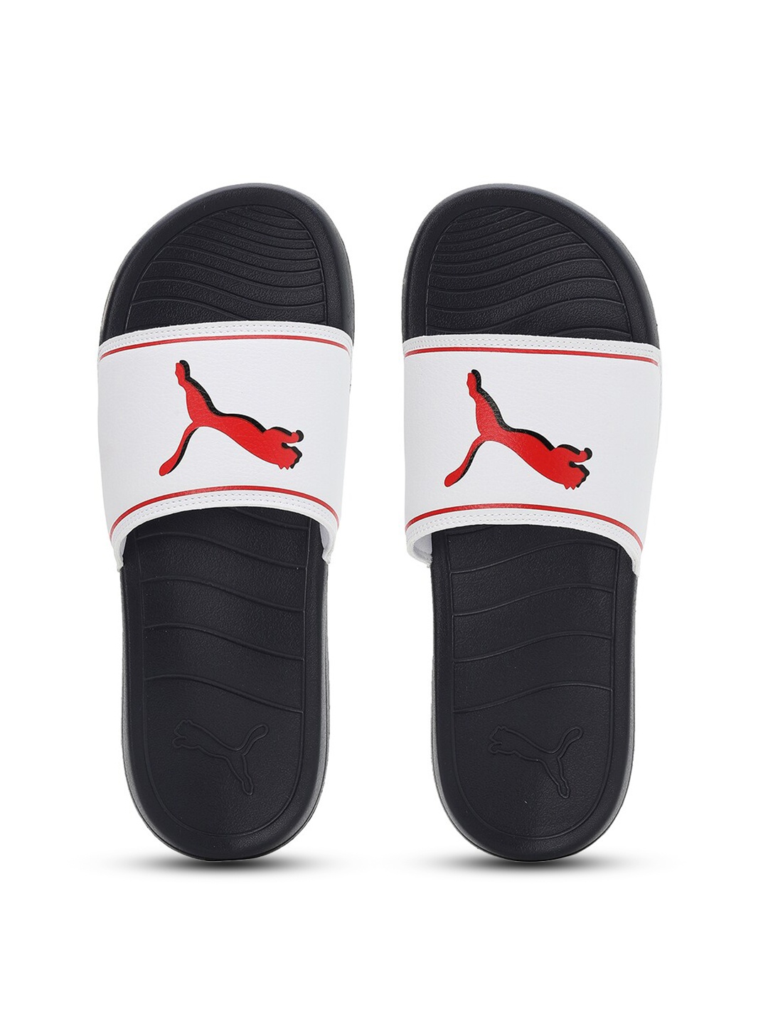 

Puma Marine Unisex Blue & White Printed Sliders