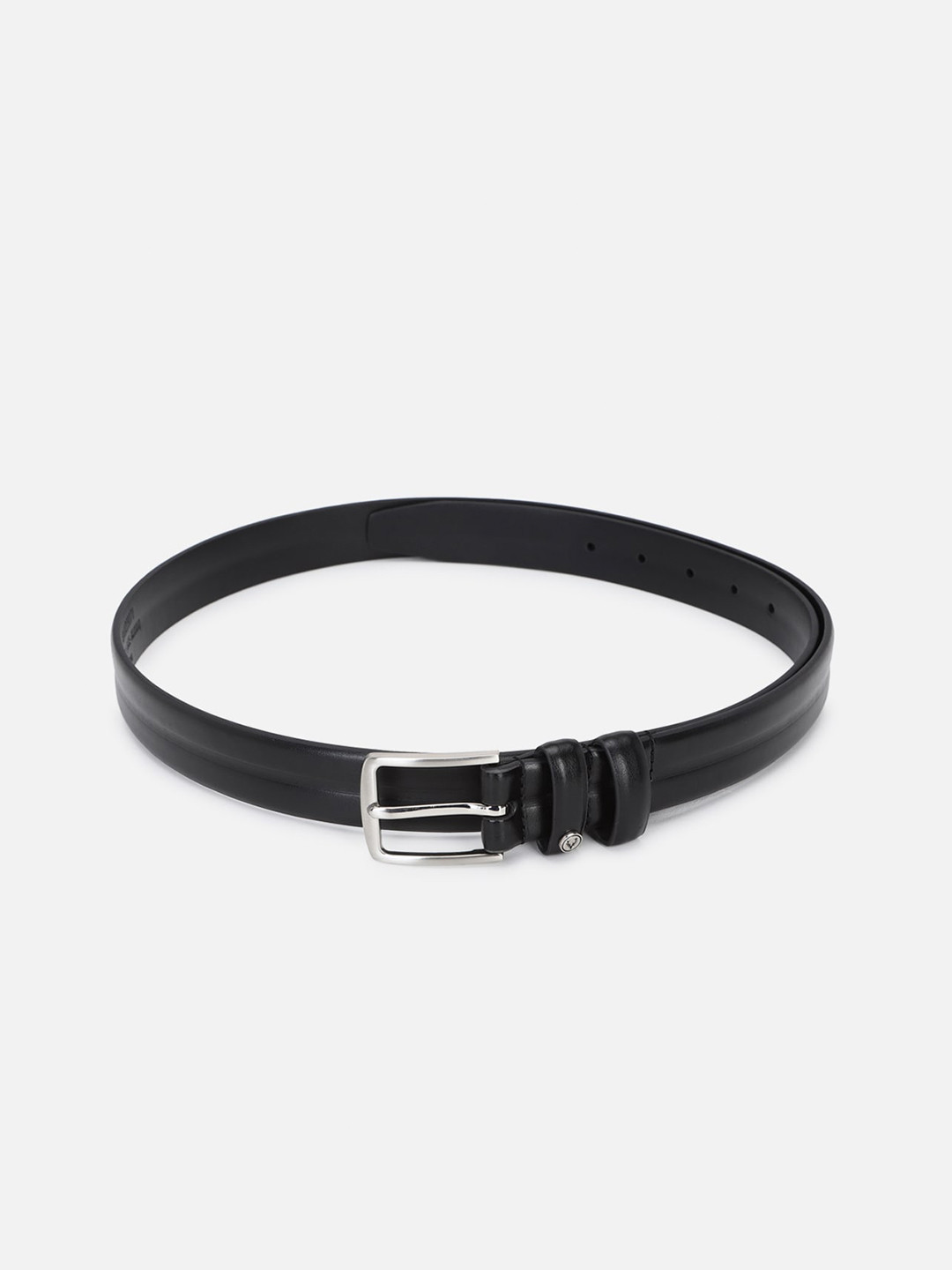 

Allen Solly Men Black Leather Formal Belt