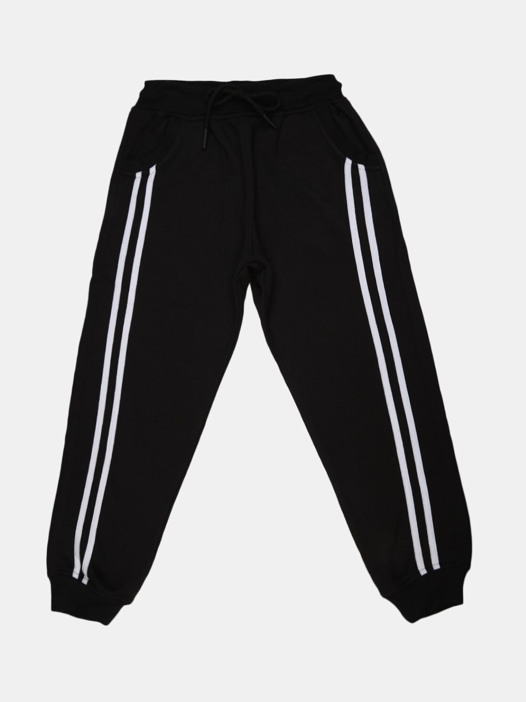 

V-Mart Black Girls Solid Cotton Joggers