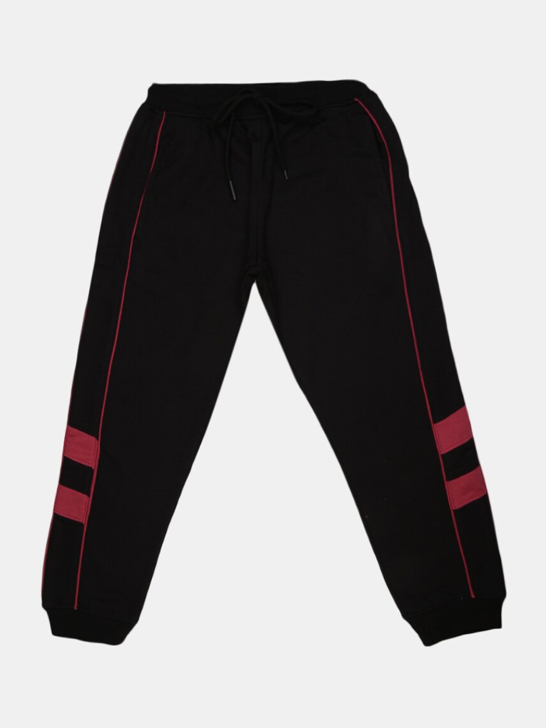 

V-Mart Girls Black Solid Fleece Joggers