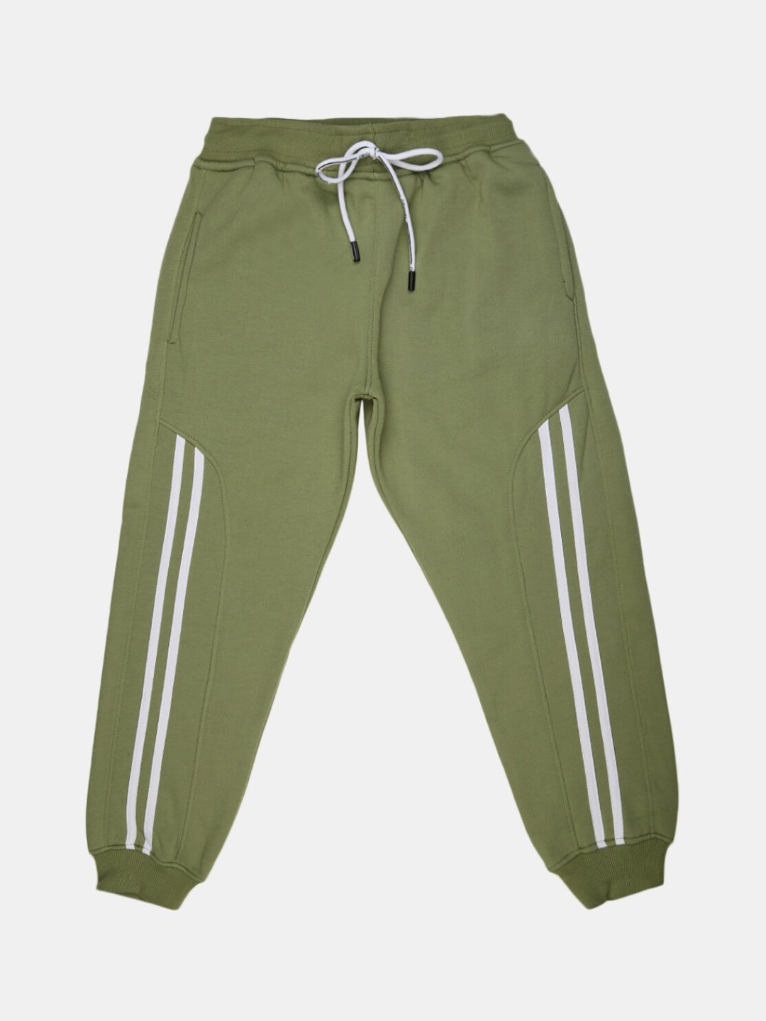 

V-Mart Girls Sea Green Solid Fleece Lounge Pants