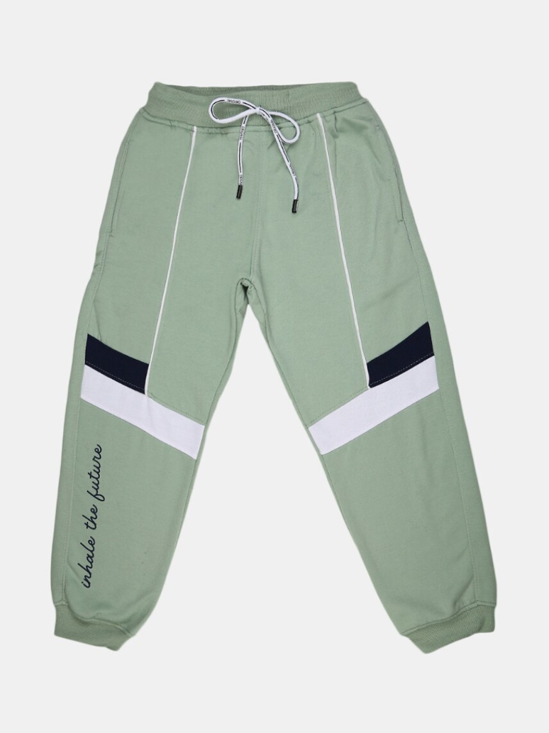 

V-Mart Girls Sea Green Printed Track Pant