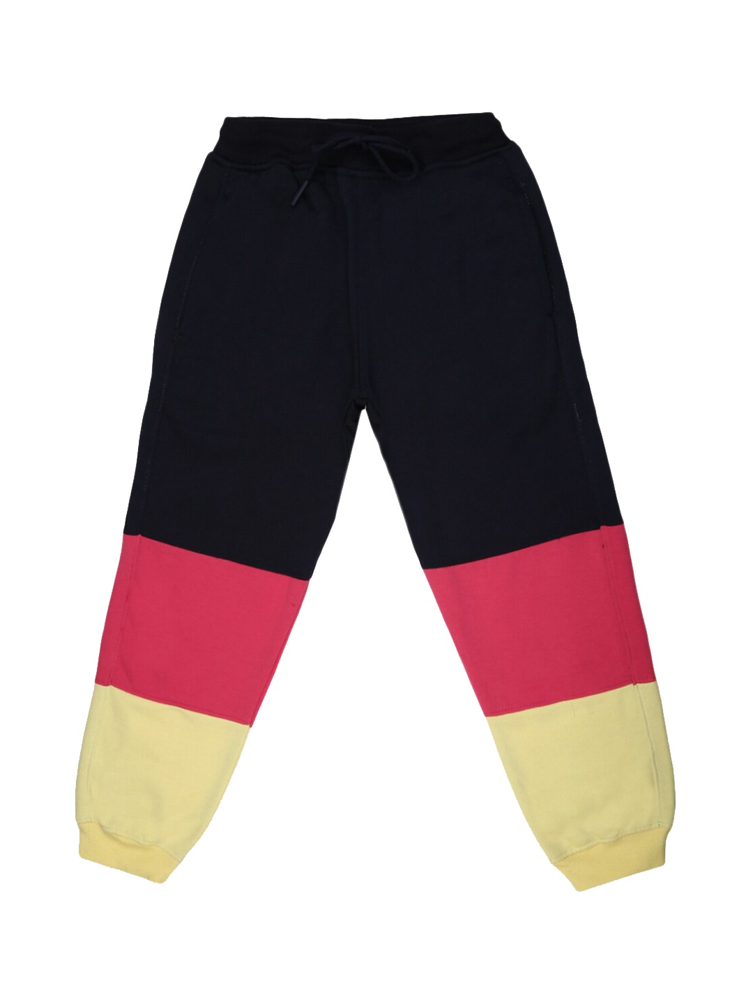 

V-Mart Girls Colourblocked Joggers, Navy blue