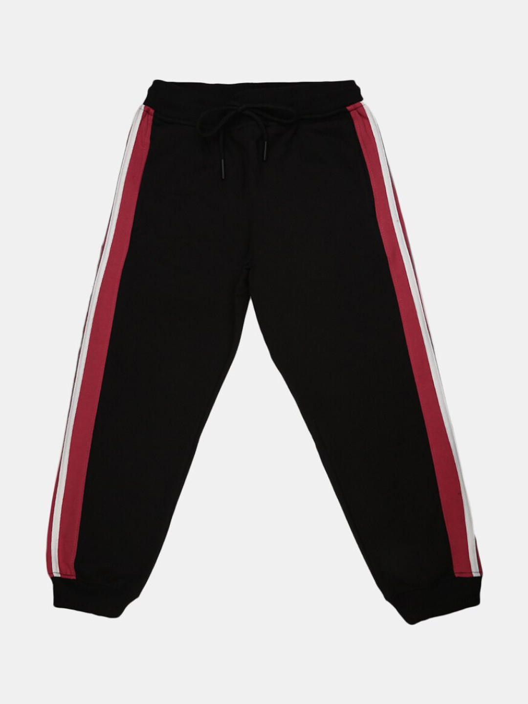 

V-Mart Girls Black Solid Fleece Joggers