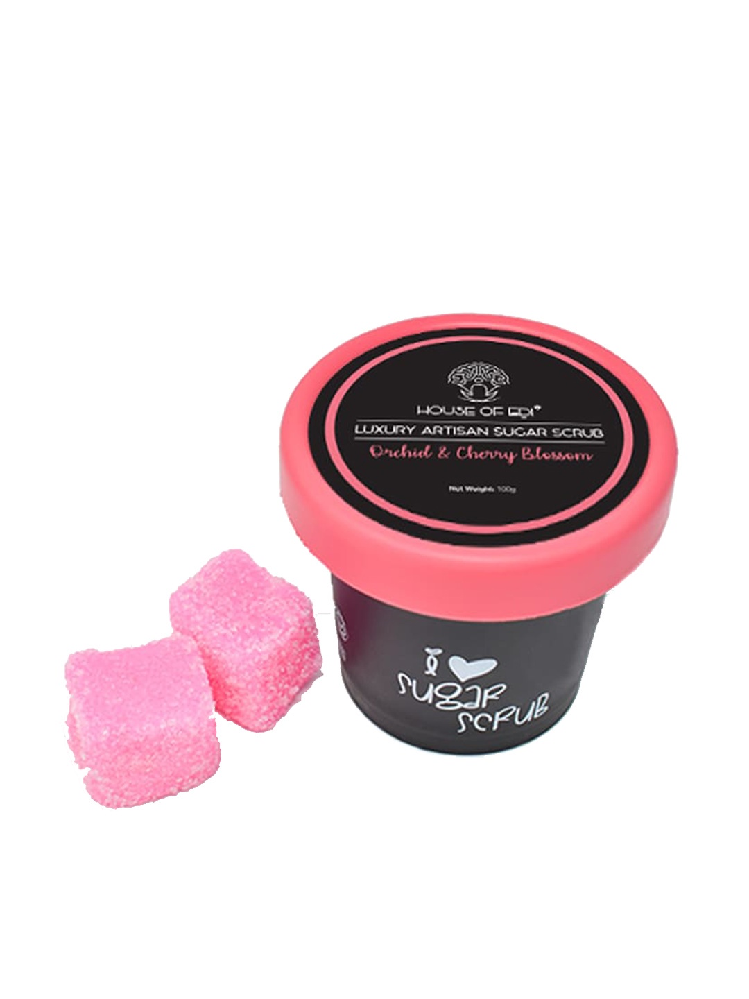 

HOUSE OF EDI Handmade Sugar Scrub 100g, Pink