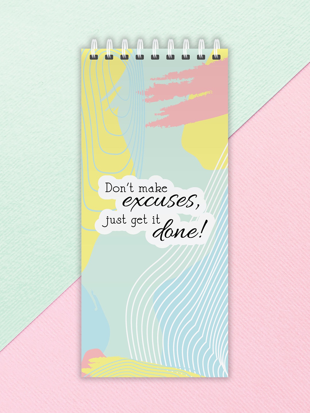 

HOUSE OF EDI Blue & Yellow Printed Notepad