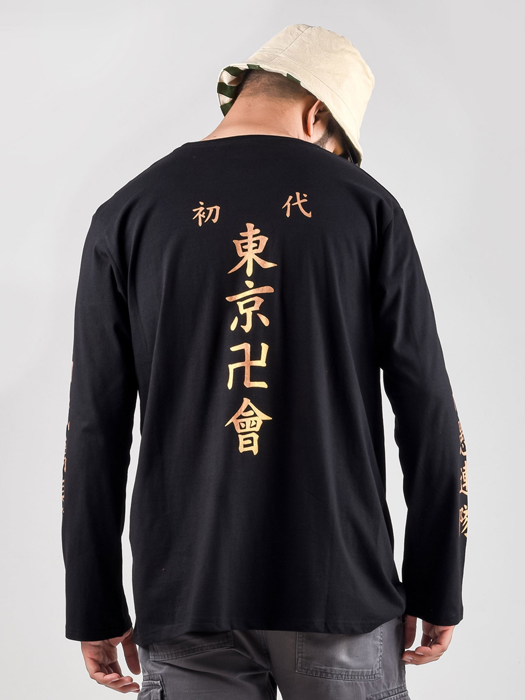 

COMICSENSE Men Anime Printed Tokyo Revengers Tokyo Manji Cotton T-shirt, Black
