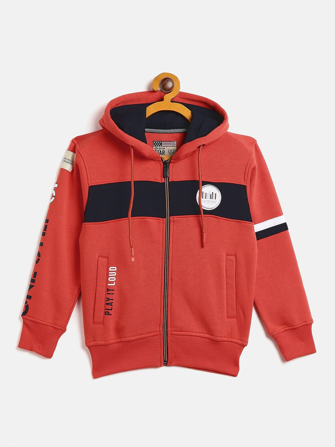 

Duke Boys Orange Hooded Fleece Sweatshirt