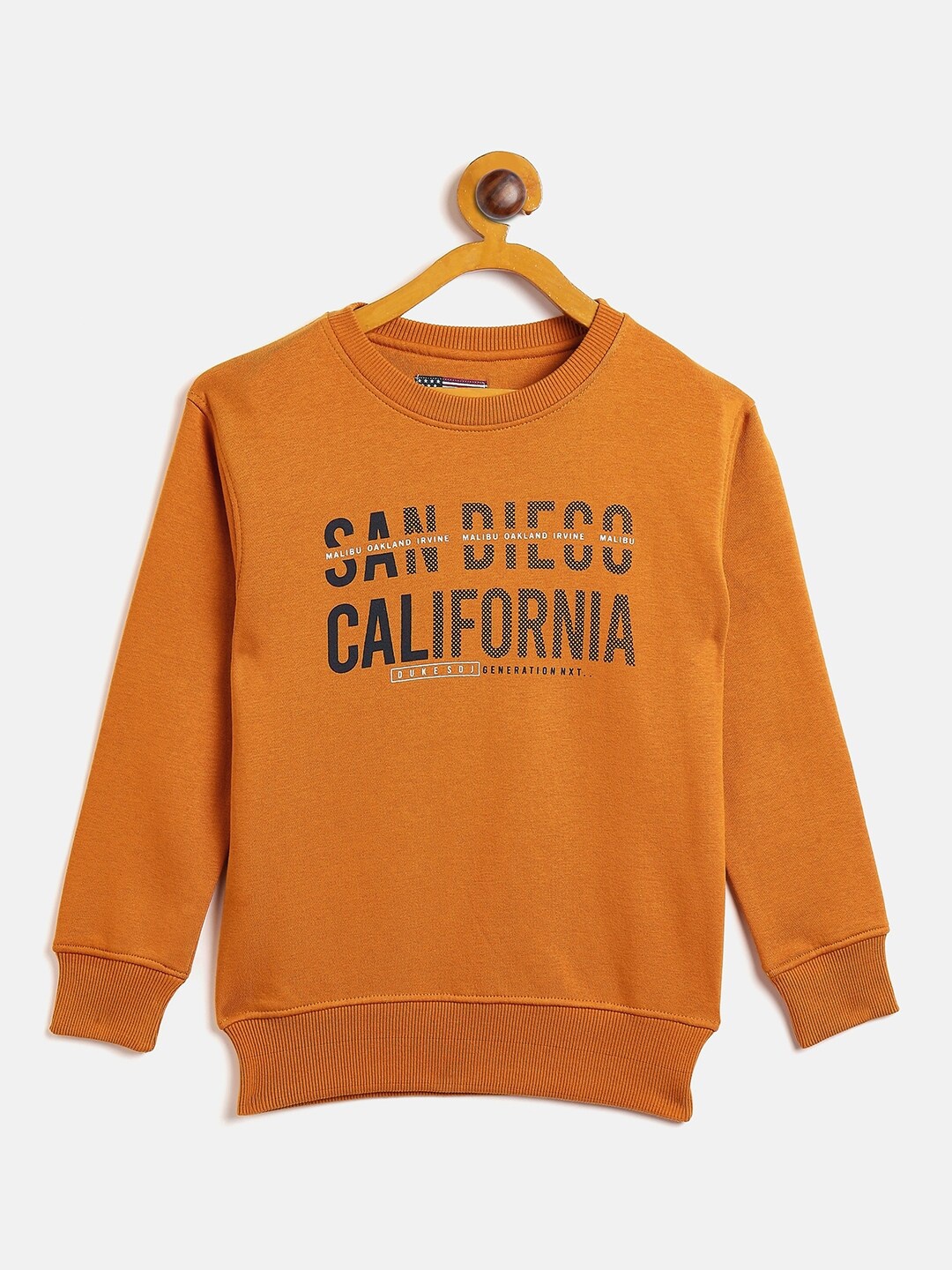 

Duke Boys Yellow Printed Sweatshirt