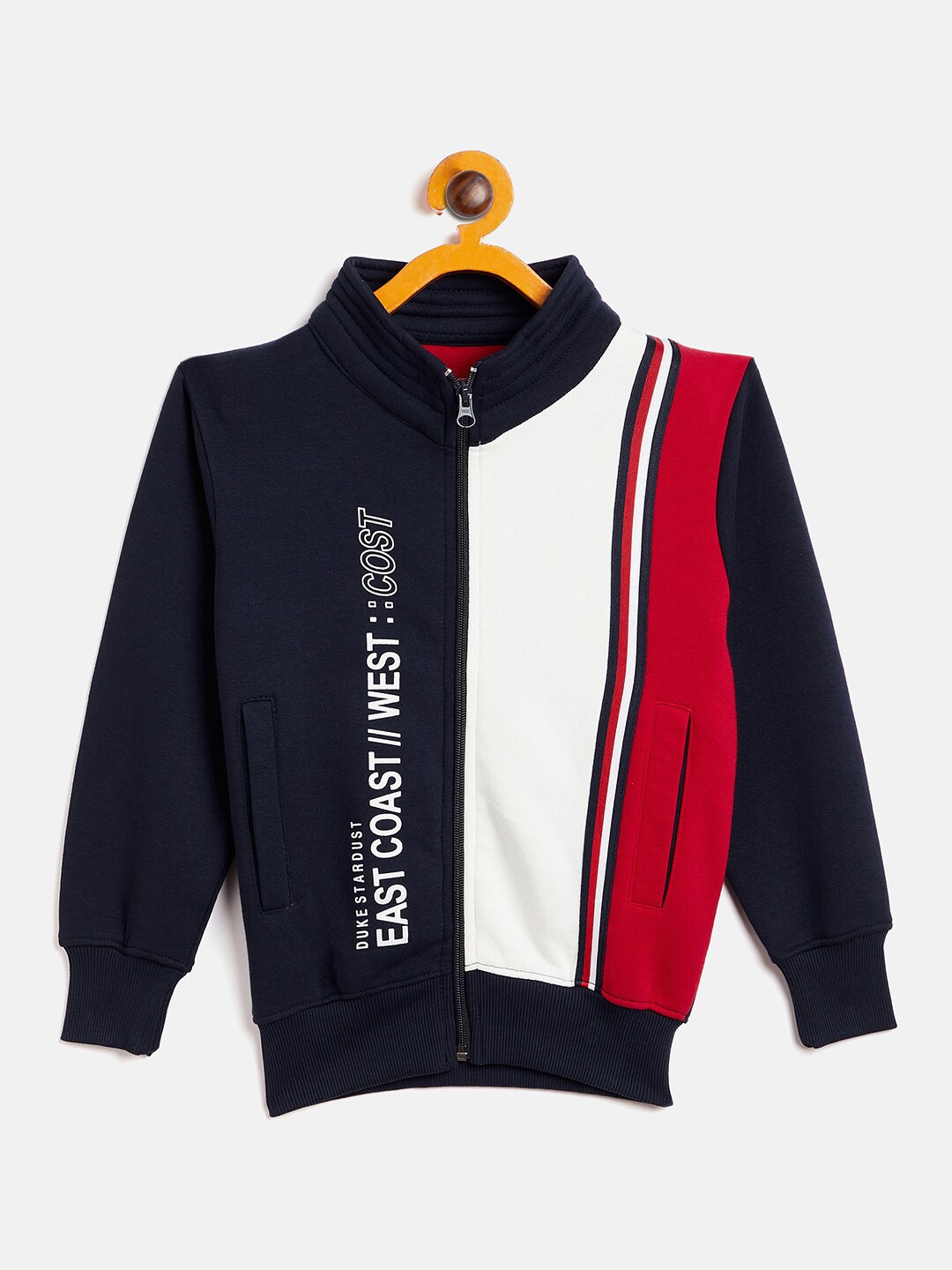 

Duke Boys Navy Blue Colourblocked Sweatshirt