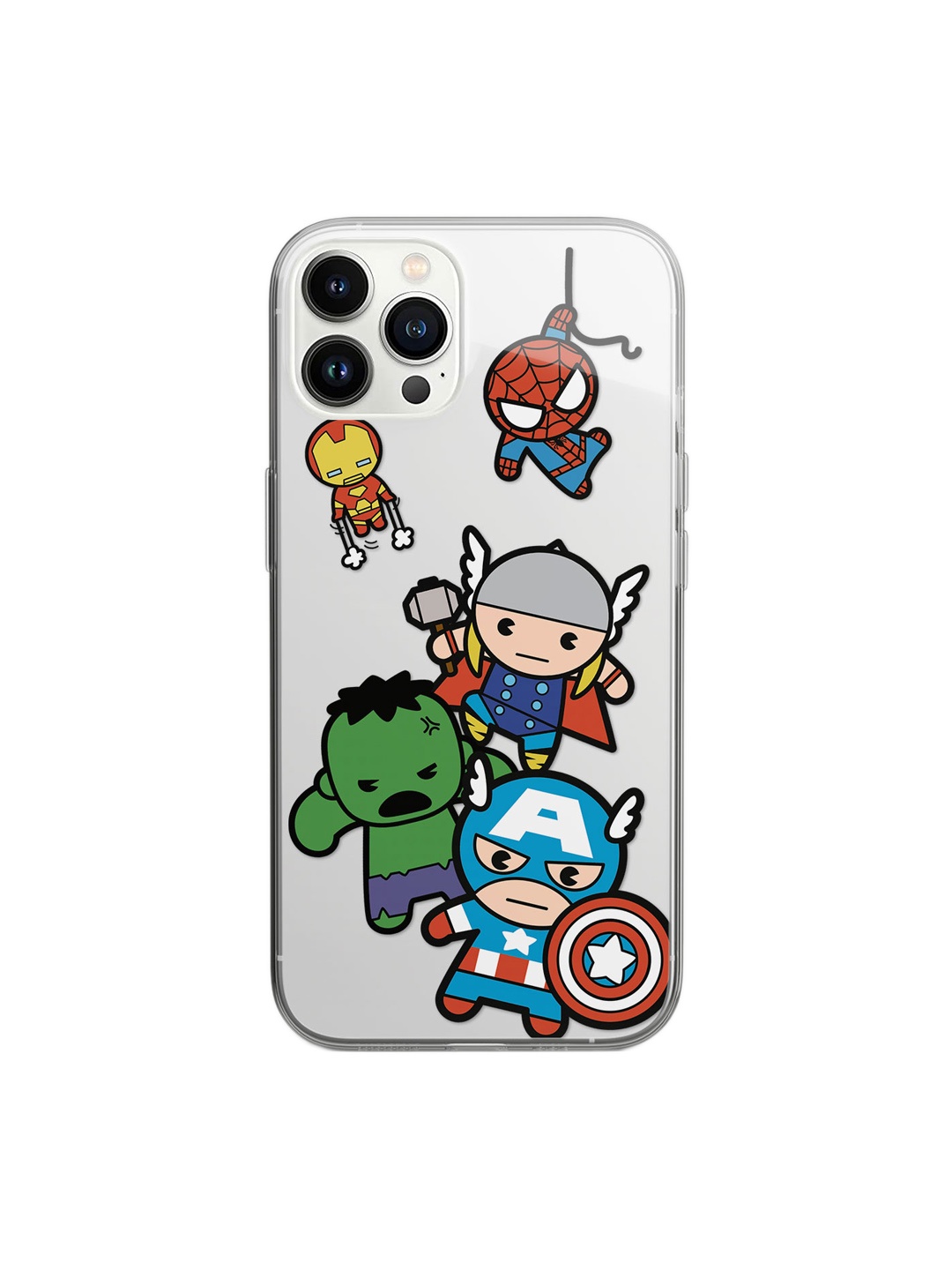 

macmerise Transparent Marvel Comics Printed iPhone 14 Pro Max Back Case