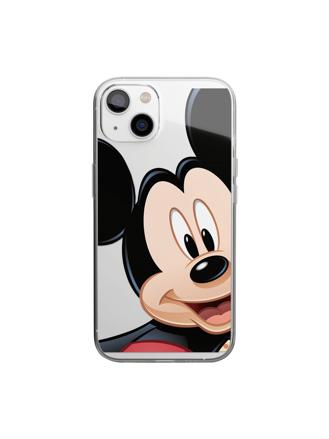 

macmerise Black & Grey Printed Zoom Up Mickey iPhone 14 Back Case