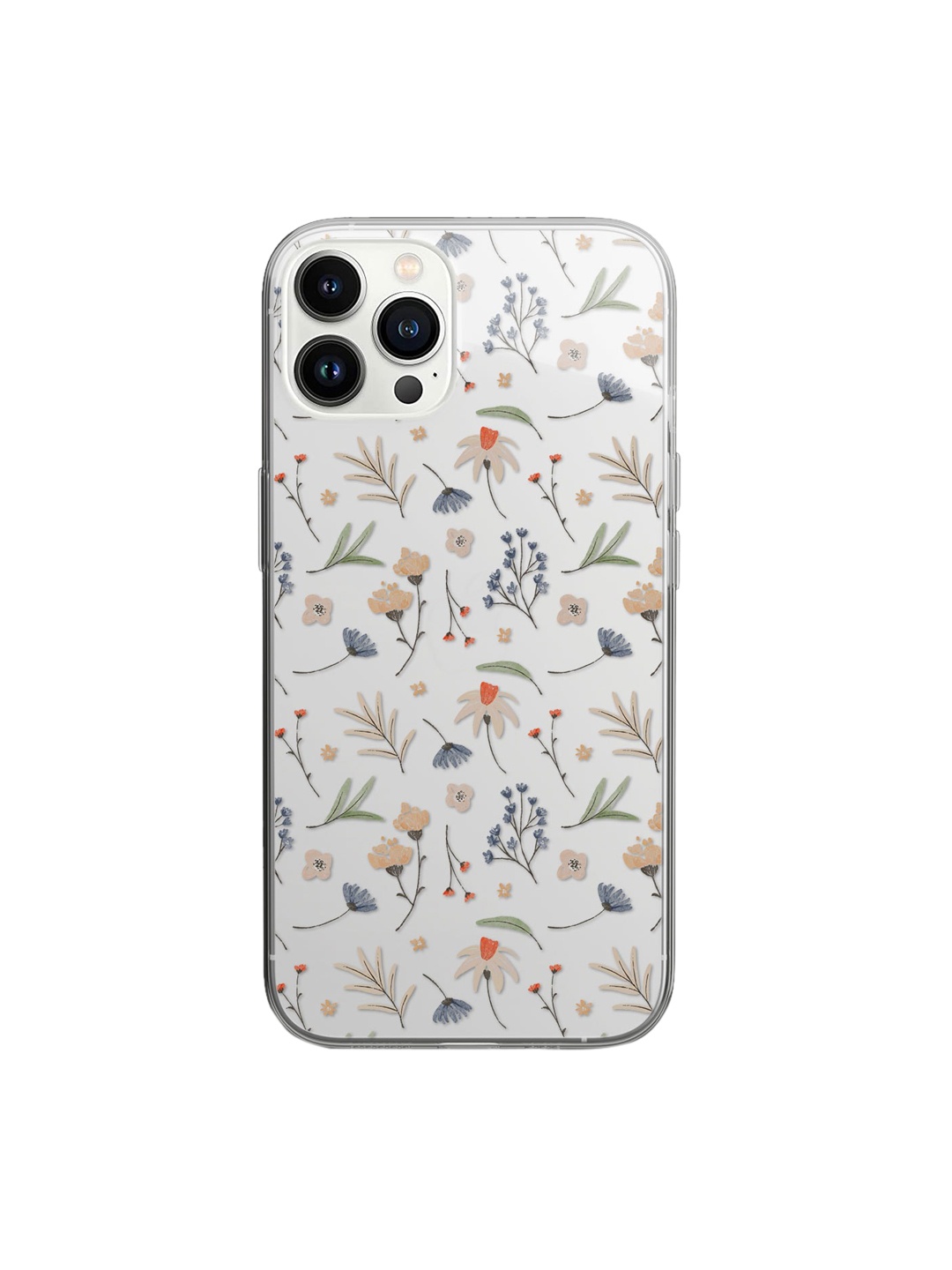 

macmerise Transparent Printed iPhone 14 Pro Glass Phone Back Case
