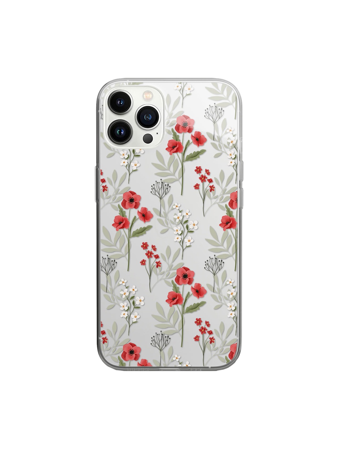 

macmerise Red & White SK Crimson Glory Design Printed iPhone 14 Pro Back Case