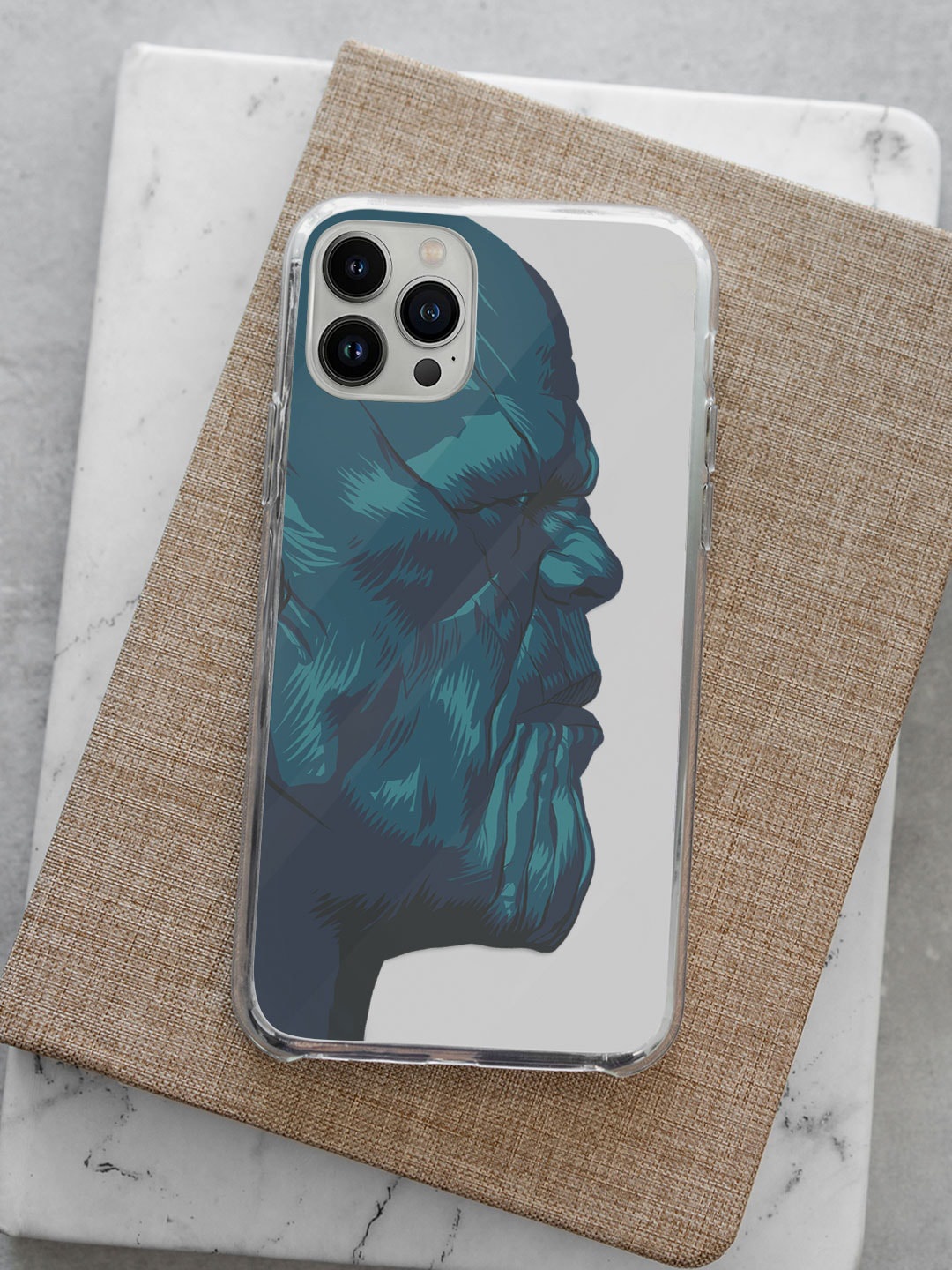 

macmerise Blue Illuminated Thanos Design iPhone 14 Pro Back Cover
