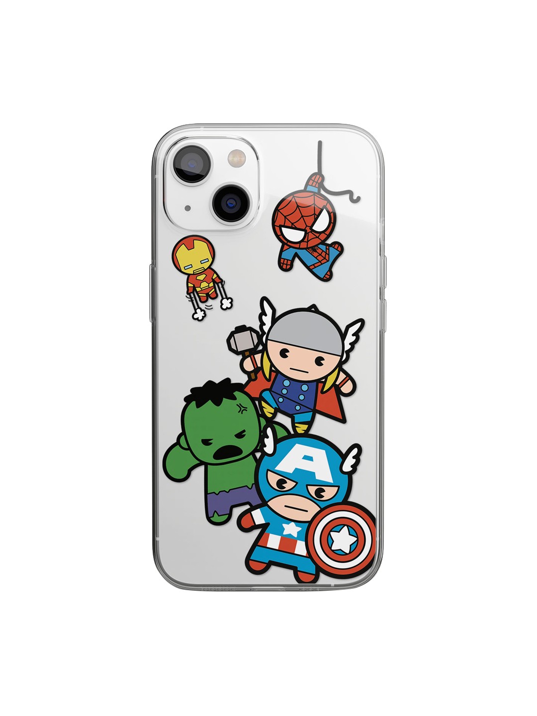 

macmerise Blue & Green Kawaii Art Marvel Comics Design Printed iPhone 14 Back Case
