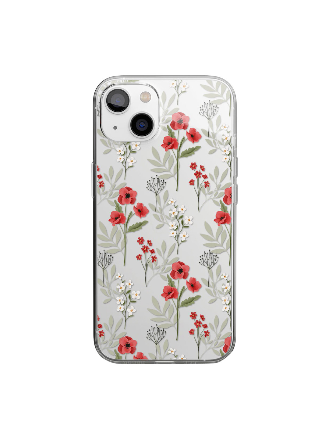 

macmerise Transparent & Red SK Crimson Glory Design iPhone 14 Plus Back Cover