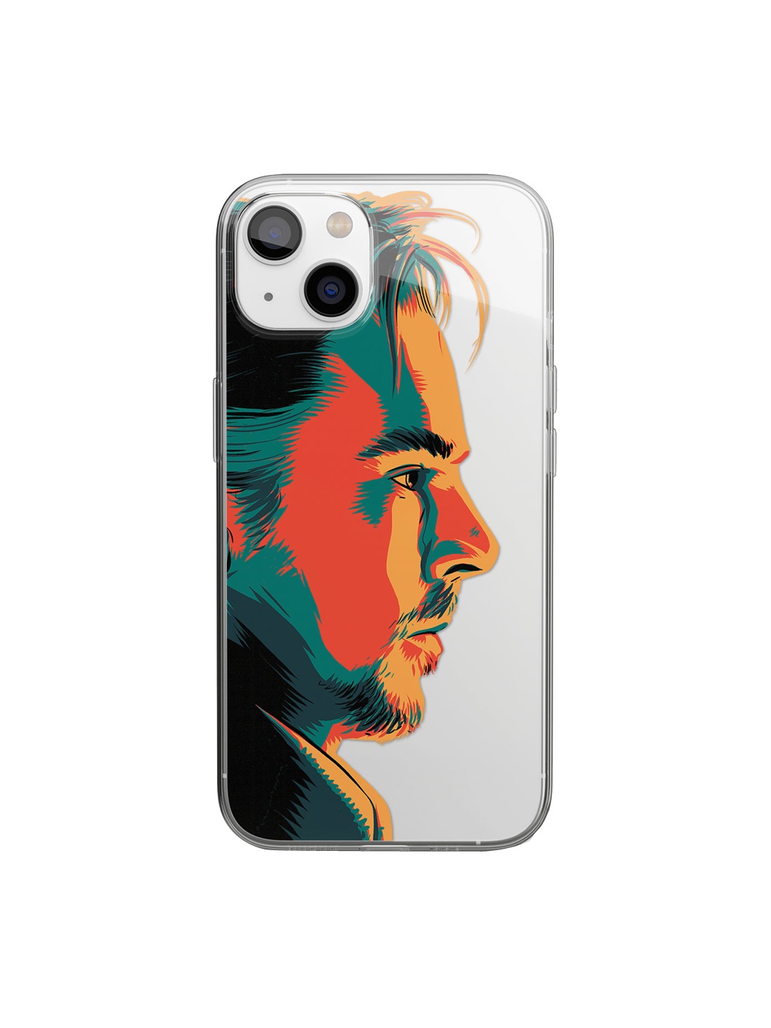 

macmerise Transparent & Orange-Colored Printed Illuminated Doctor Strange On Design iPhone 14 Clear Phone Back Case