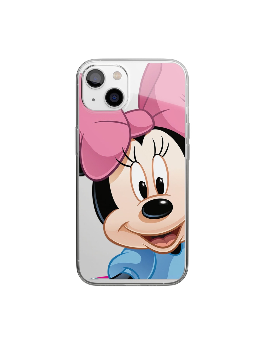 

macmerise Transparent Printed Zoom Up Minnie Design iPhone 14 Plus Clear Phone Back Case
