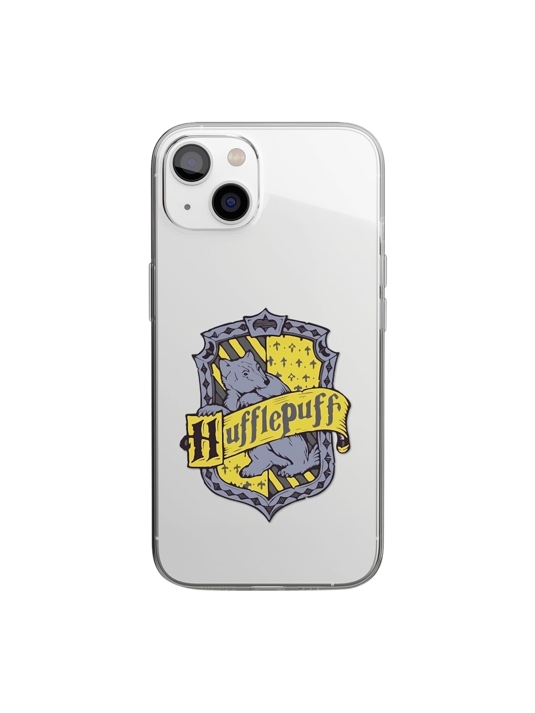 

macmerise White & Blue Crest Hufflepuff Design iPhone 14 Plus Back Case Cover