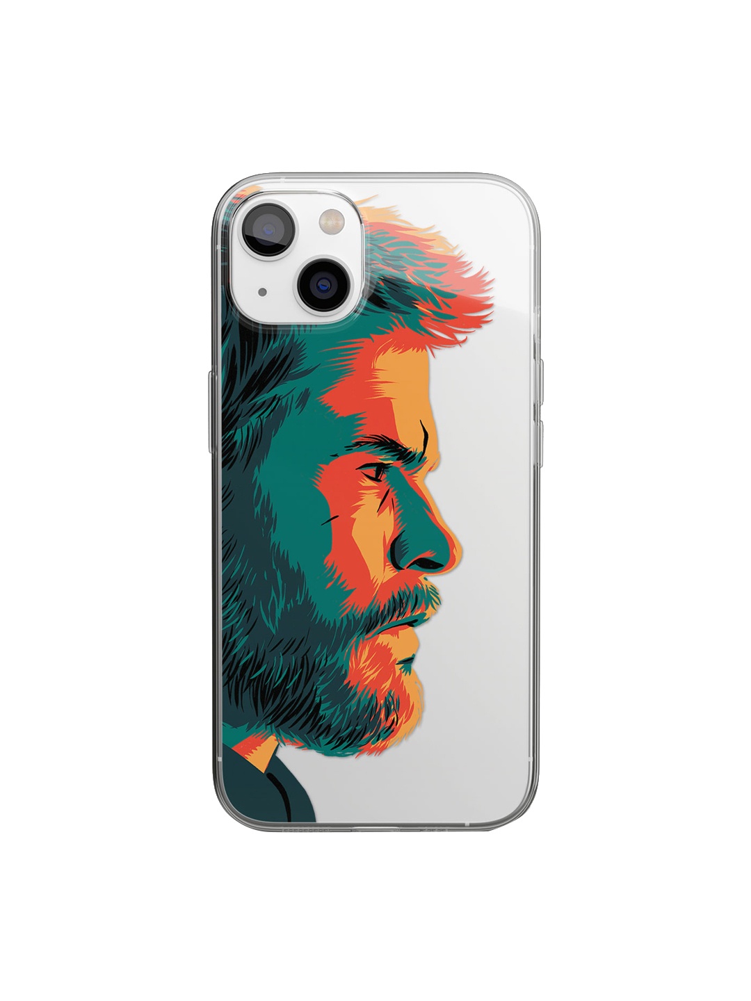 

macmerise Orange & Green Illuminated Thor Phone Case iPhone 14 Phone Back Case
