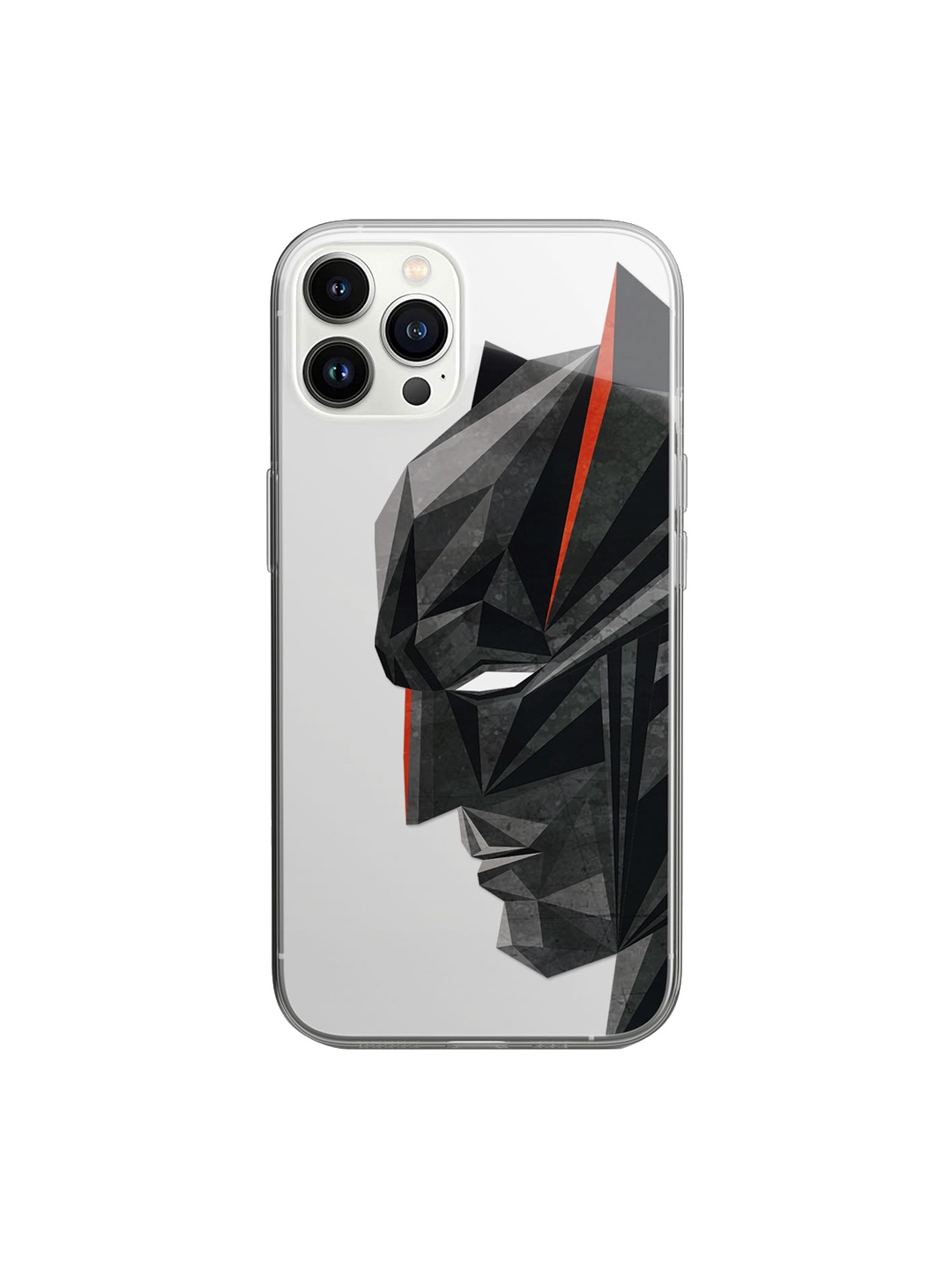 

macmerise Transparent & Black Batman iPhone 14 Pro Back Case