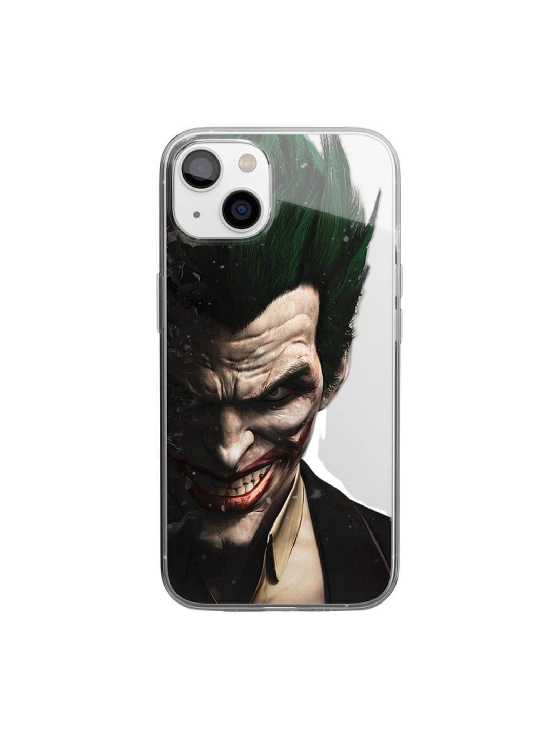 

macmerise Black & Grey Printed Joker Withers Design iPhone 14 Plus Clear Phone Back Case