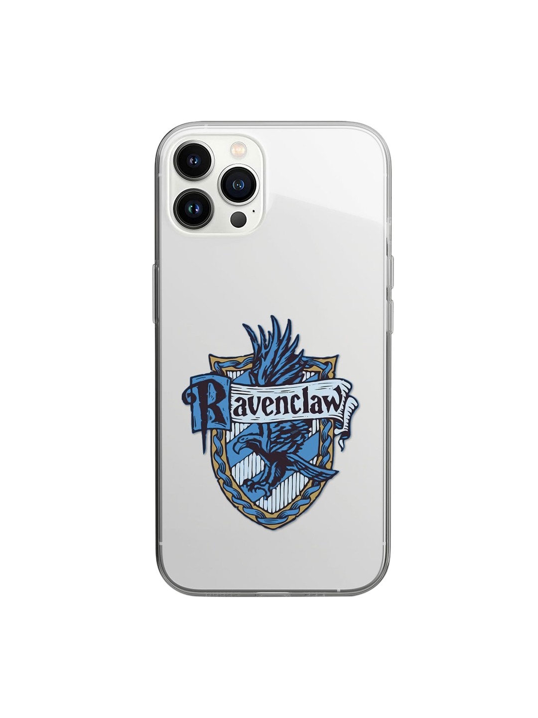 

macmerise Blue & Grey Crest Ravenclaw Design Printed iPhone 14 Pro Back Case