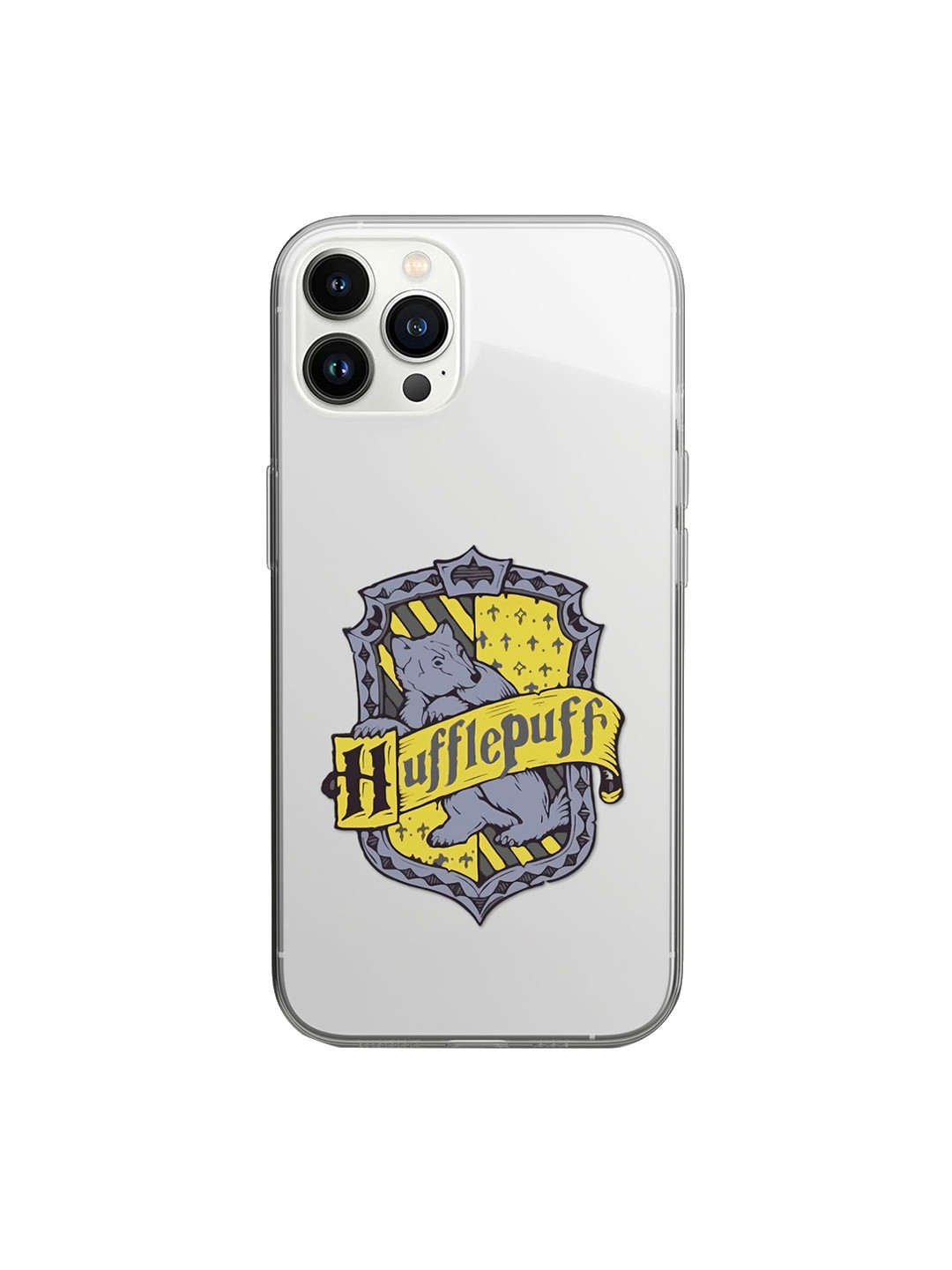 

macmerise White Printed iPhone 14 Pro Clear Phone Back Case