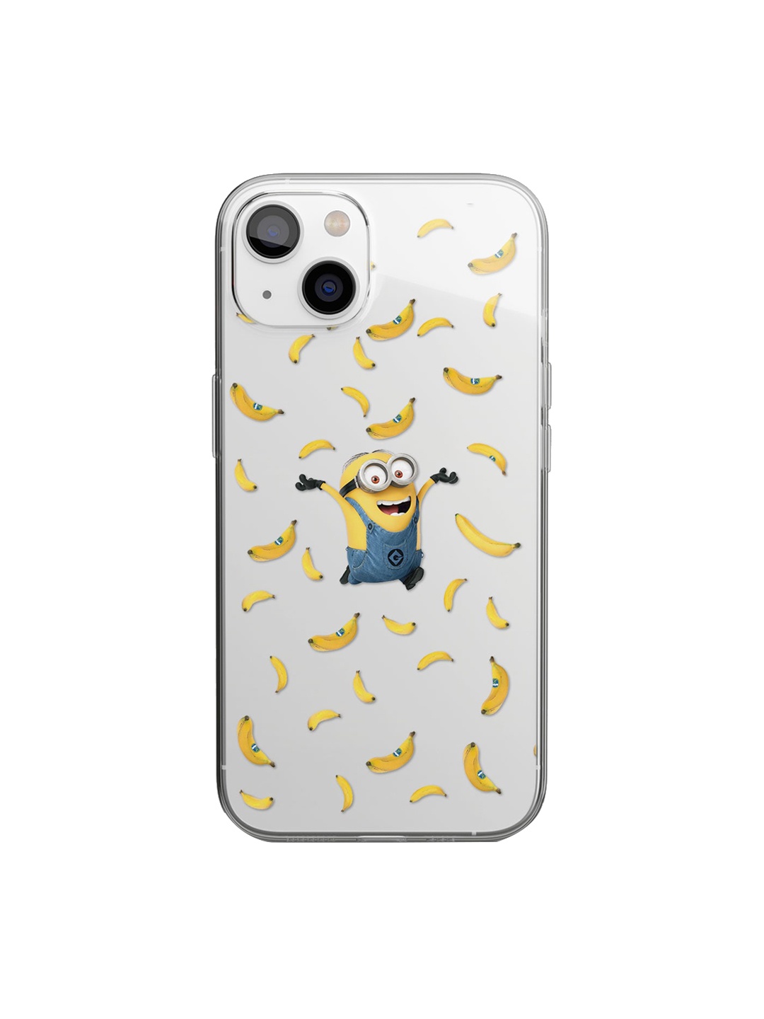 

macmerise Transparent & Yellow Go Bananas iPhone 14 Plus Back Case