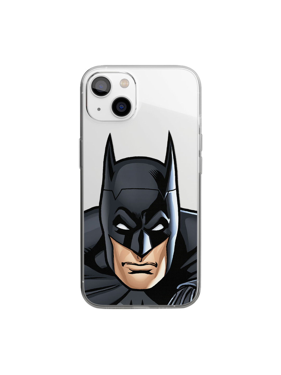 

macmerise Transparent & Black Fierce Batman Design iPhone 14 Back Cover
