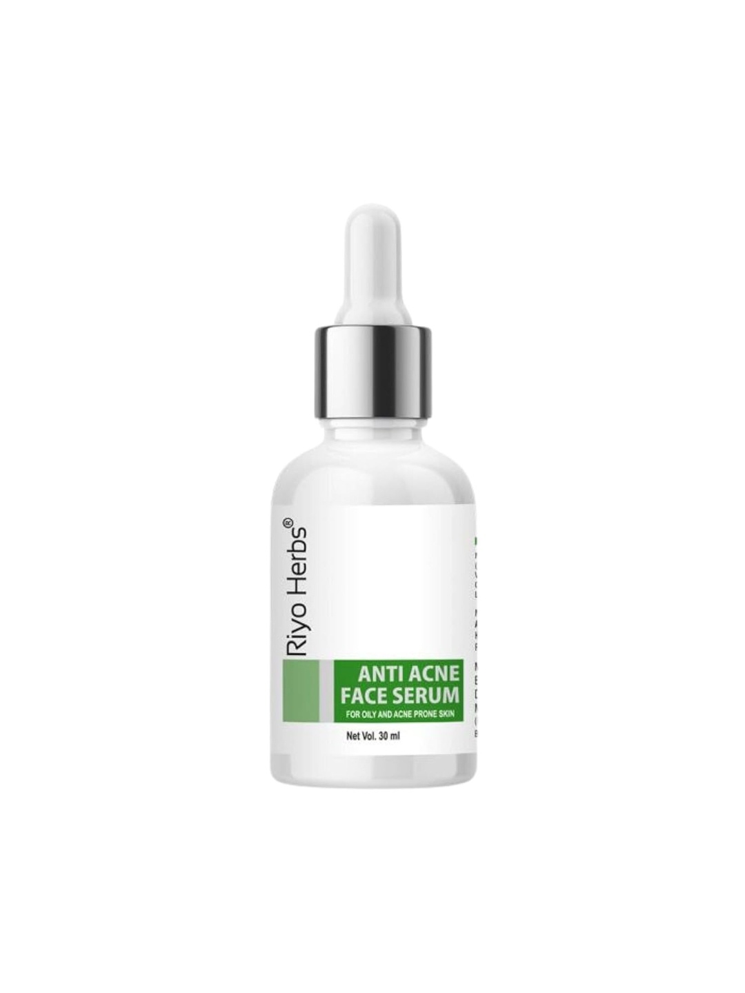

Riyo Herbs Anti Acne Face Serum For Oily & Acne Prone Skin 30ml, White