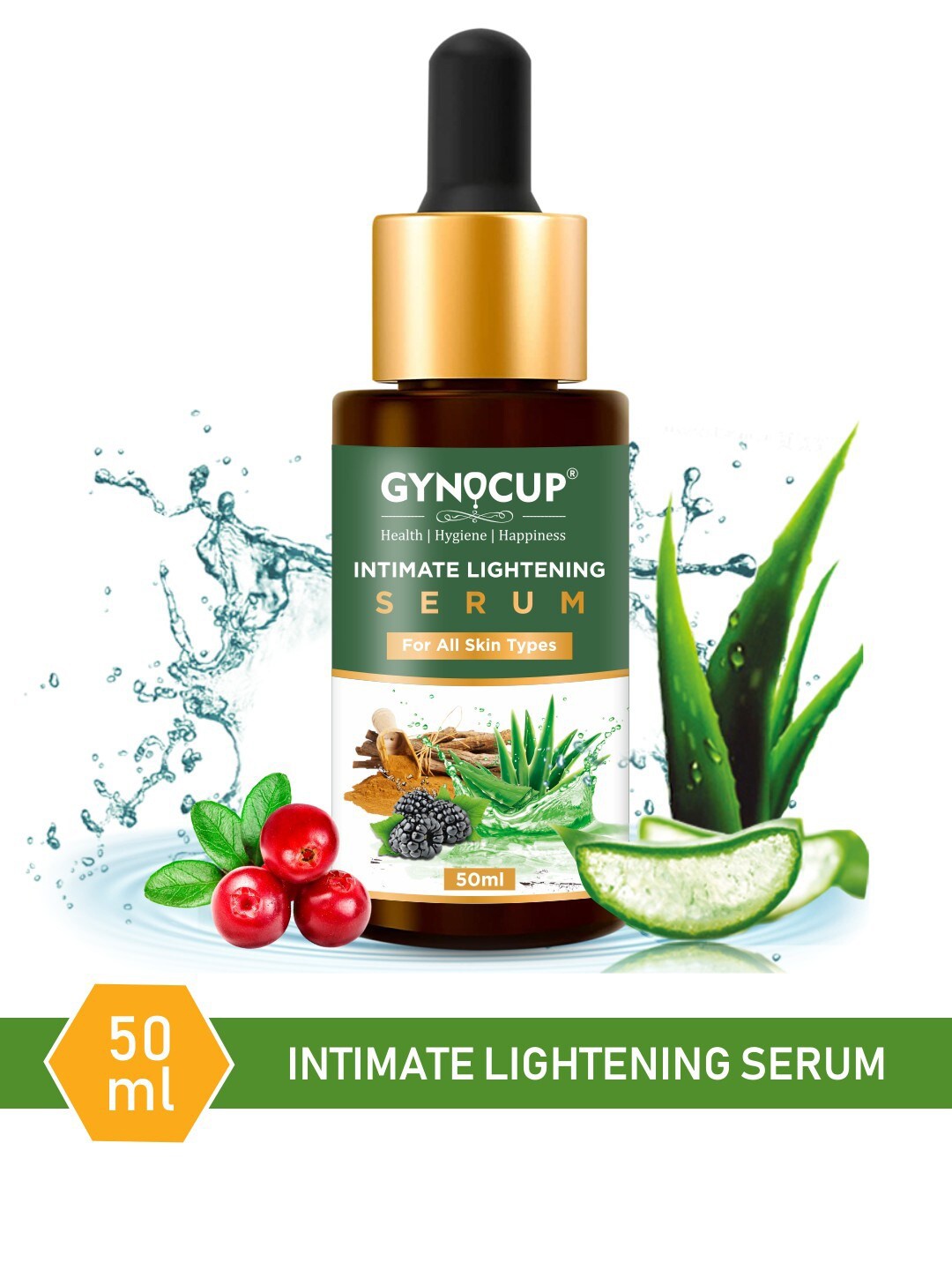 

GYNOCUP Intimate Lightning serum-50ml, Brown