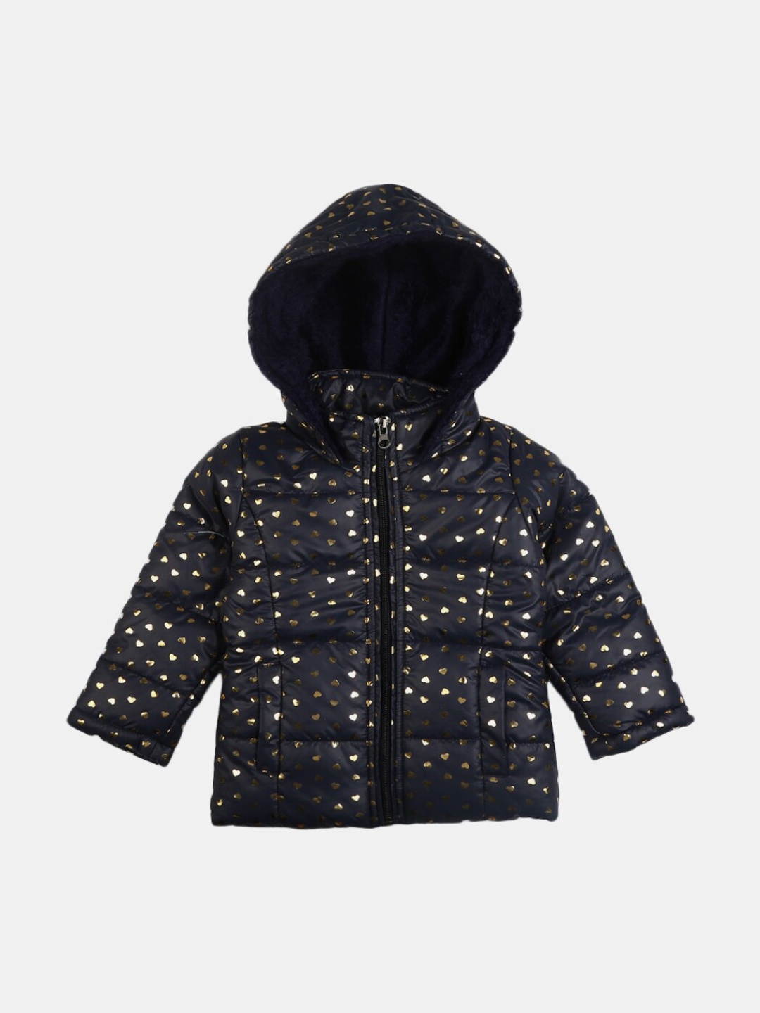 

V-Mart Kids Navy Blue Lightweight Puffer Jacket