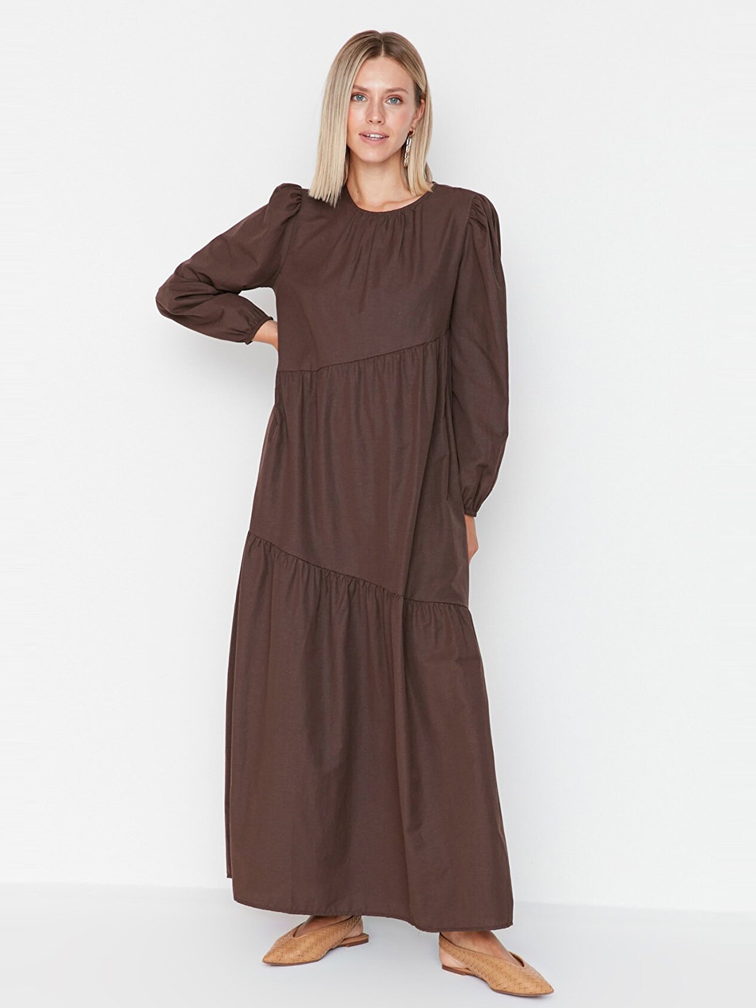 

Trendyol Brown Maxi Dress