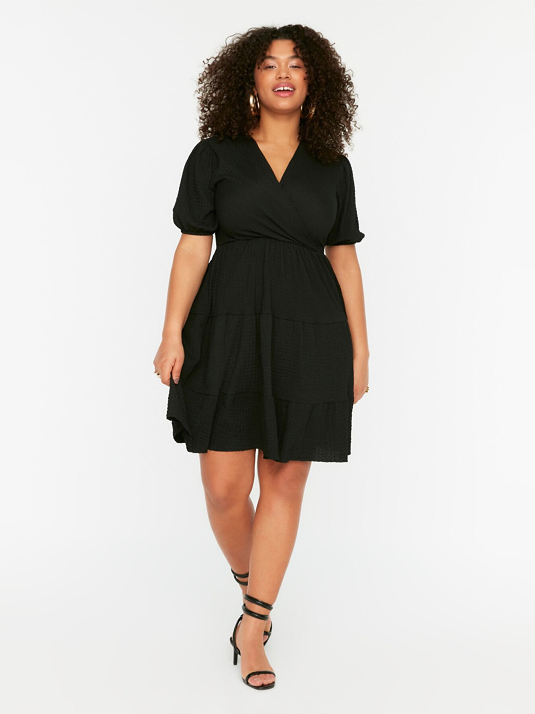 

Trendyol Women Plus Size Black Dress