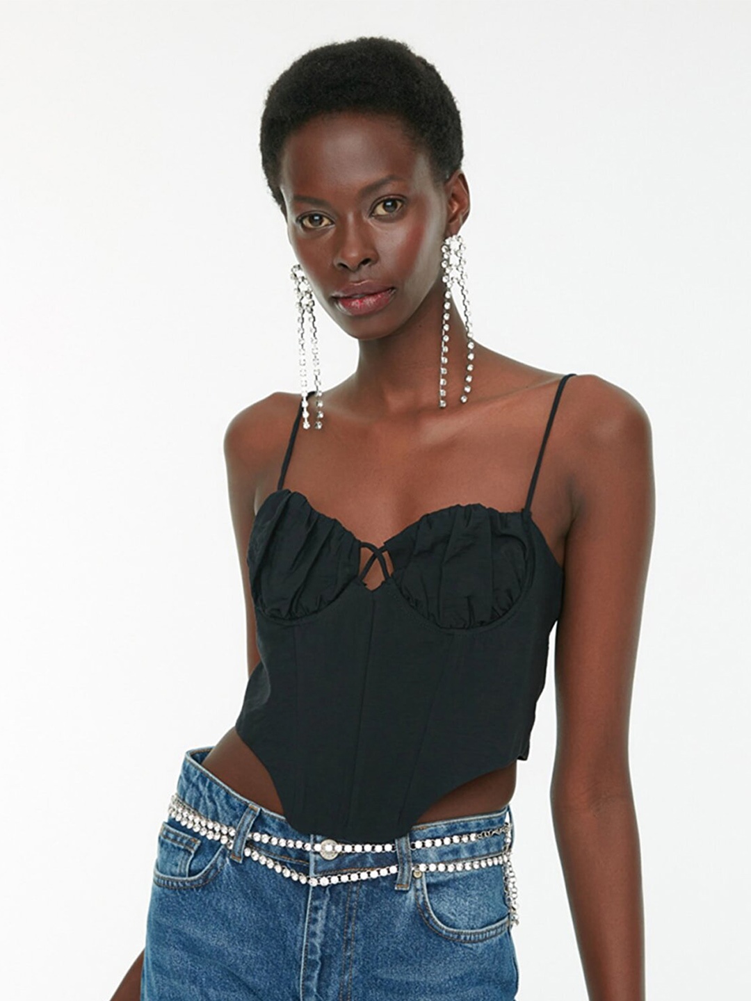 

Trendyol Black Empire Crop Top