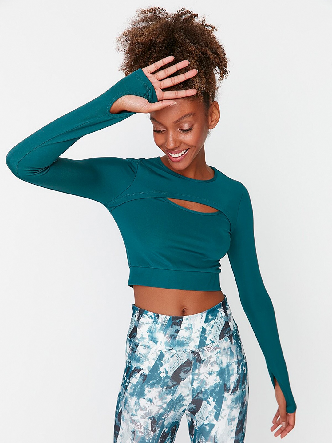 

Trendyol Women Green Crop Top