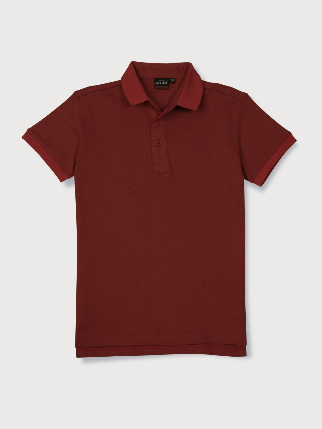 

Gini and Jony Boys Maroon Polo Collar T-shirt