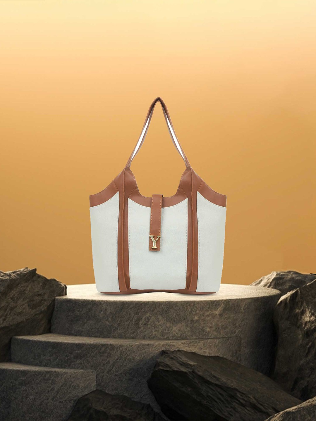 

yelloe Women Taupe Tan Hobo Bag