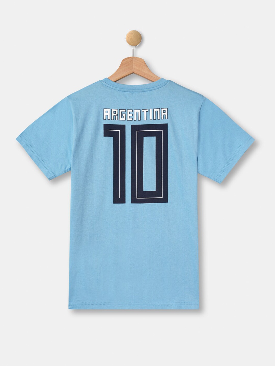 

R&B Boys Blue Typography Printed Cotton T-shirt