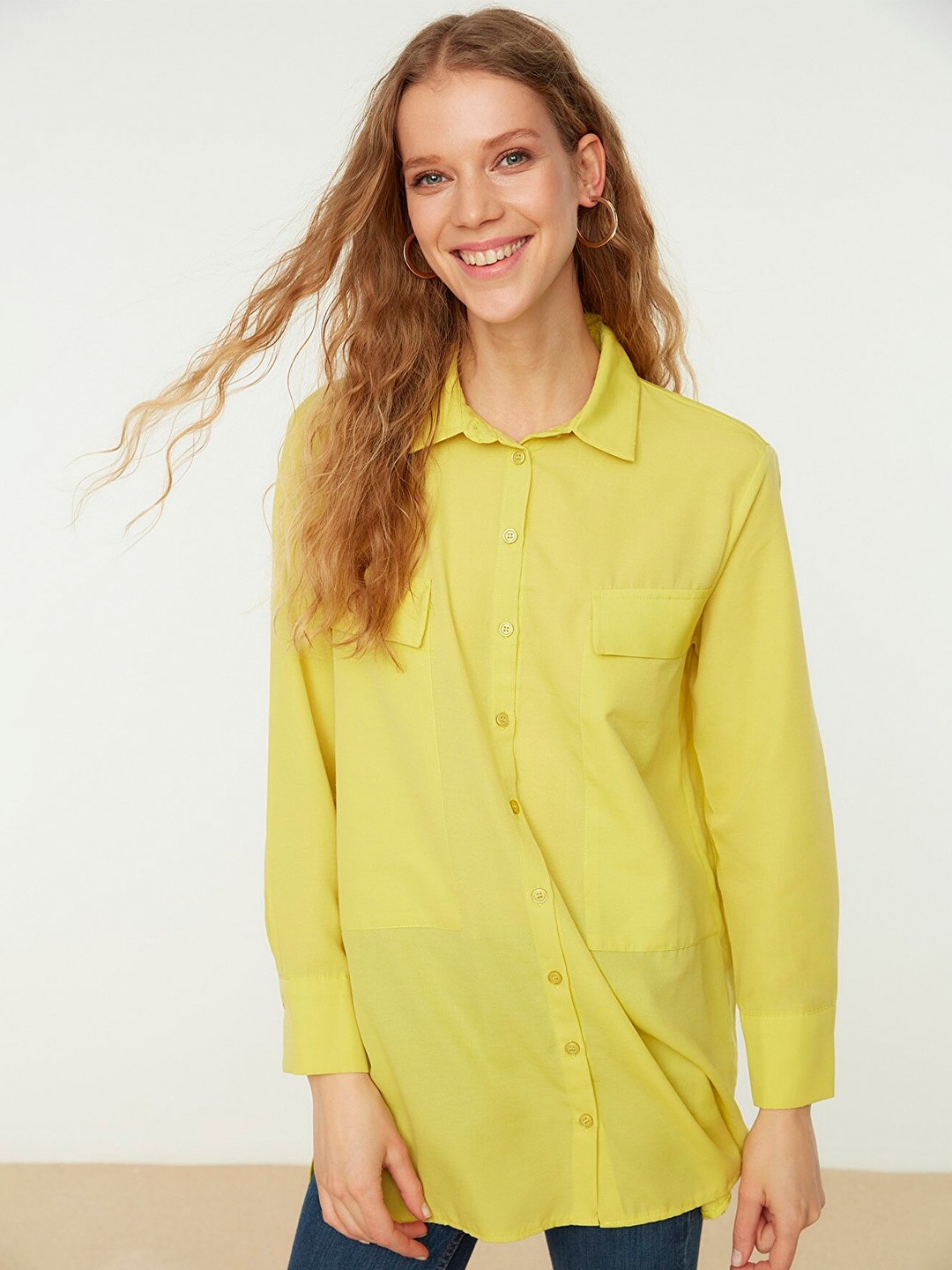 

Trendyol Women Green Casual Shirt