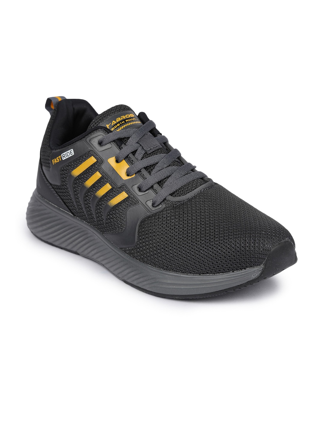 

ABROS Men Grey Mesh Running Shoes