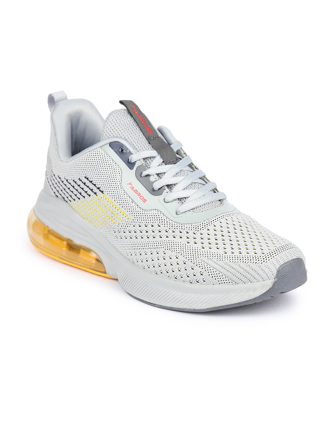

ABROS Men Grey Mesh Running Shoes