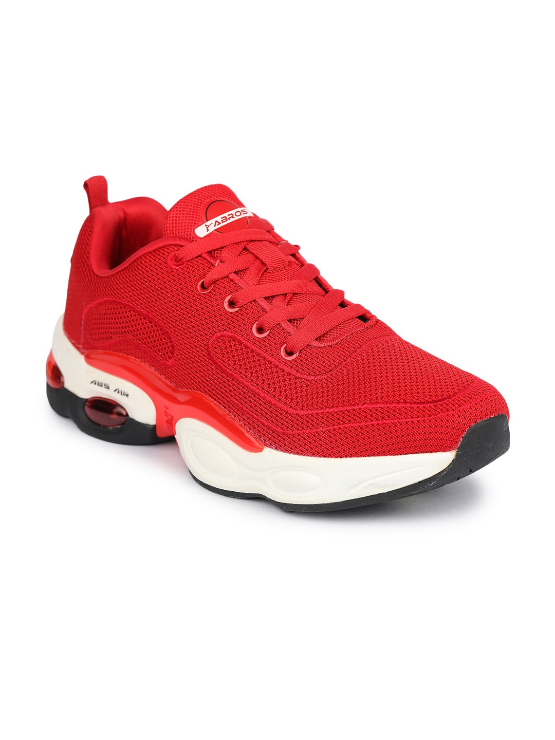 

ABROS Men Red Mesh Running Shoes ASSG1143O