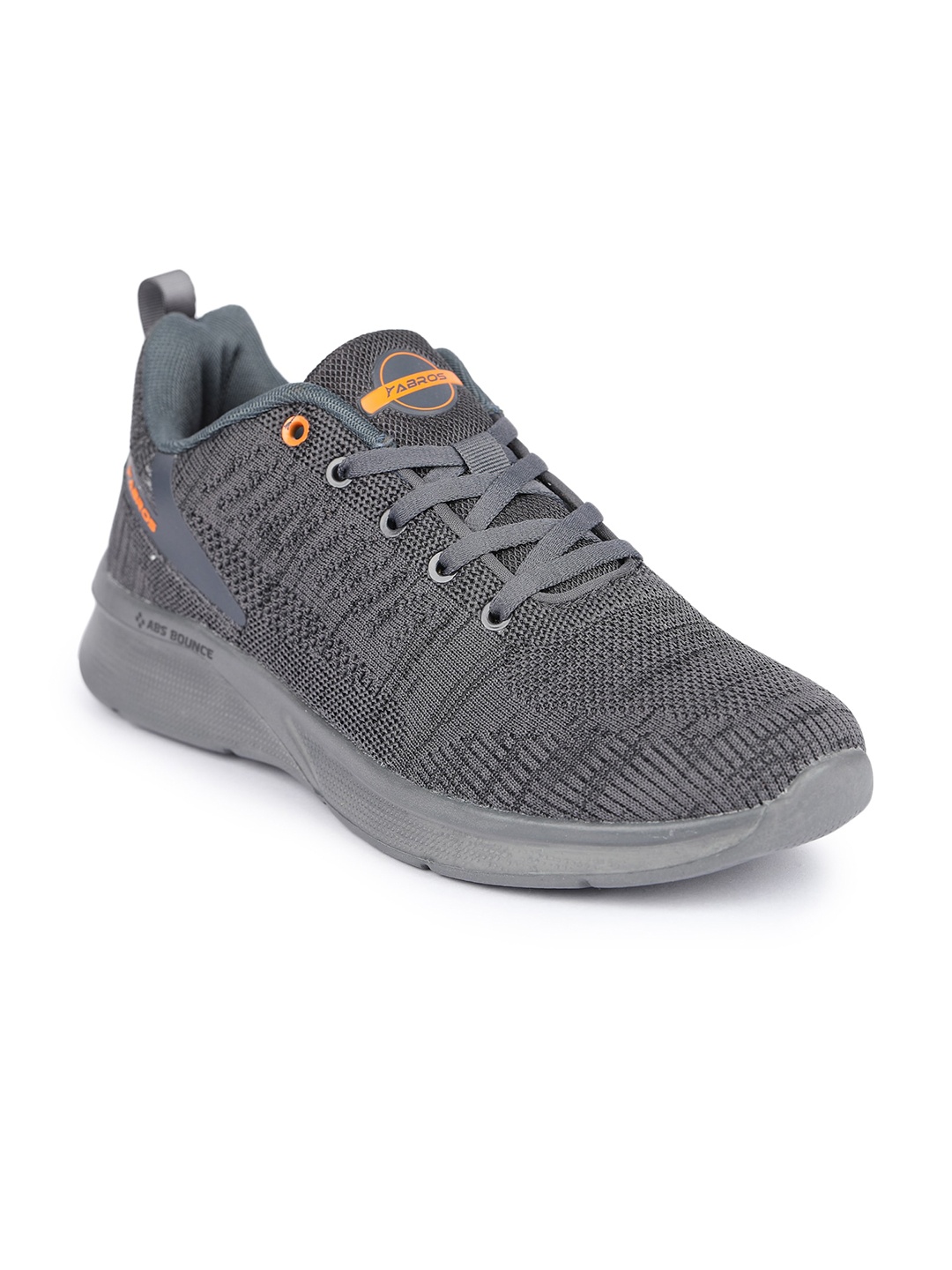 

ABROS Men Grey Mesh Running Shoes